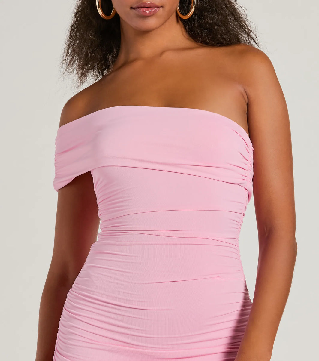Gorgeous One Shoulder Bodycon Mini Dress | Windsor