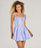 The Sweet Romance Lace Trim Corset Skater Dress is a mini dress that will make a statement with its short hemline and on-trend details to have you ready for any event!