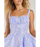 The Sweet Romance Lace Trim Corset Skater Dress is a periwinkle dress, an essential holiday or NYE dress that pairs chic style with versatility making it perfect for cocktail events, New Year's Eve parties, or as a winter wedding guest look.