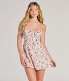 The Marvelous Blooms Lace-Up Corset Floral Skater Dress is a mini dress that will make a statement with its short hemline and on-trend details to have you ready for any event!
