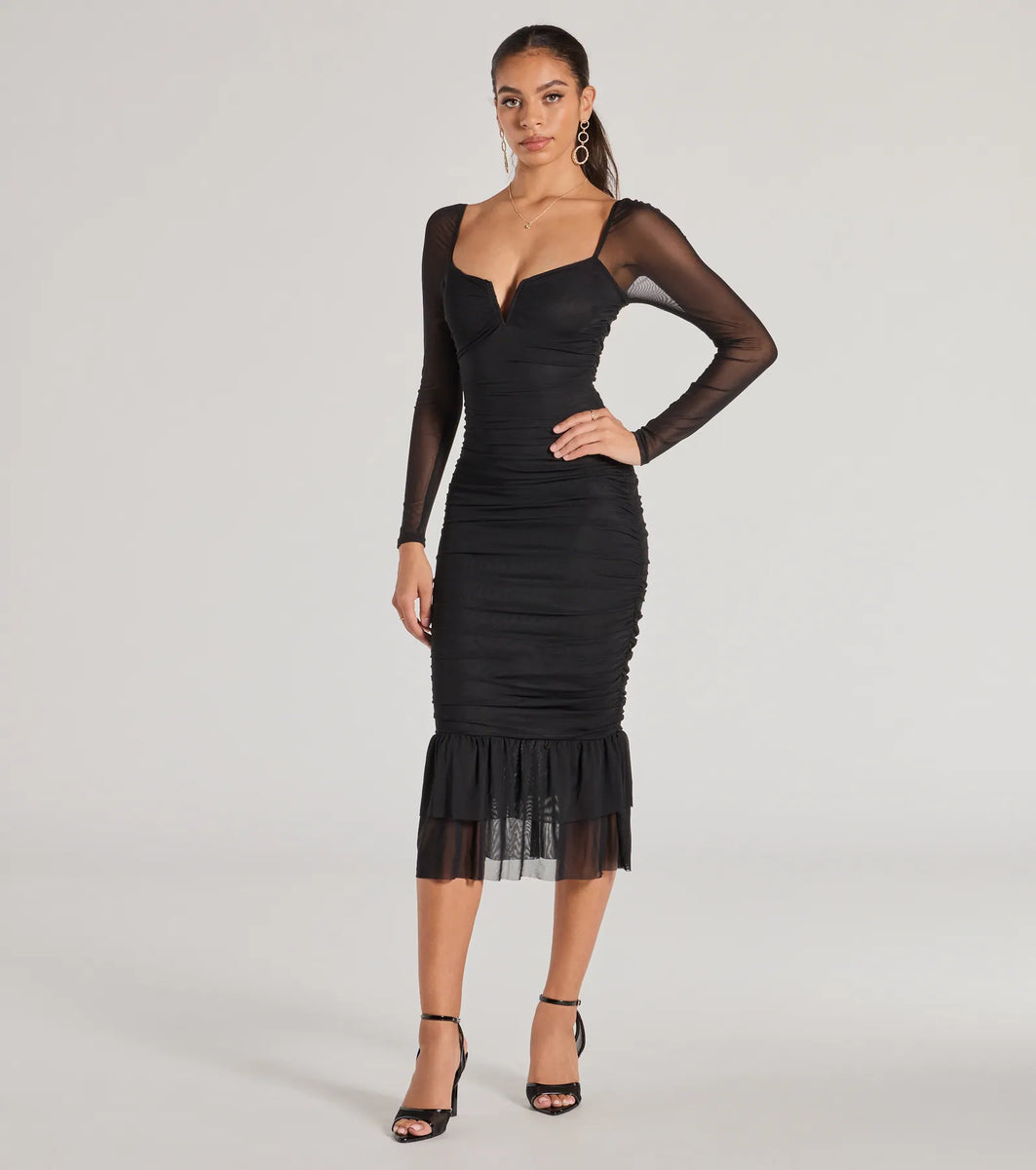 スーツ・フォーマル・ドレス One Shoulder Appliques Mesh Formal Dress Women's One Sleeve Mermaid Evening Dress Applique Velvet