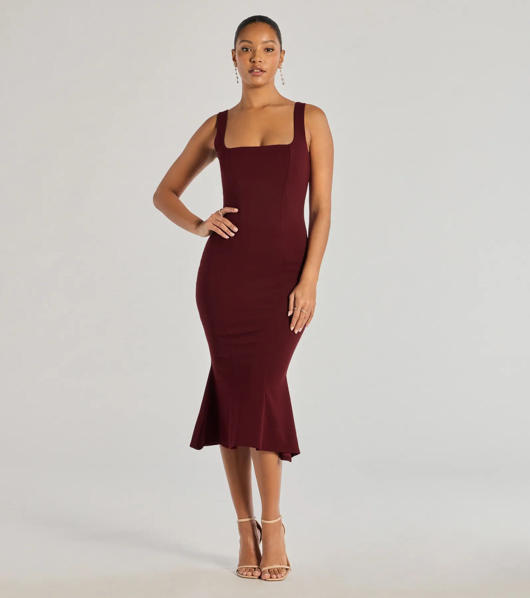 Timelessly Chic Sleeveless Flared Midi Dress | Windsor Timelessly Chic Sleeveless Flared Midi Dress | Windsor