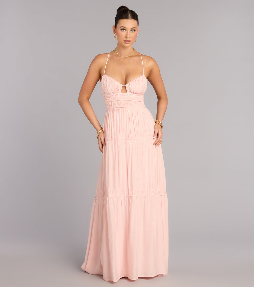 Weekend Wandering Open Back Maxi Dress | Windsor Weekend Wandering Open Back Maxi Dress | Windsor