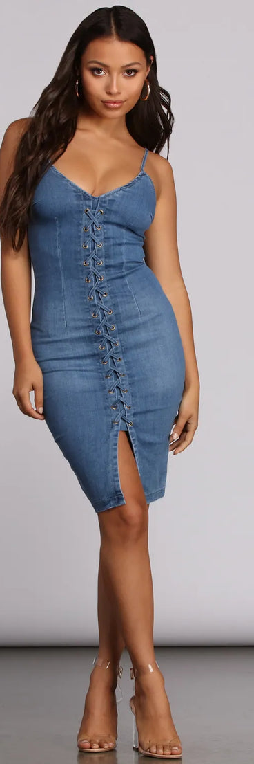 Denim Dream Mini Dress