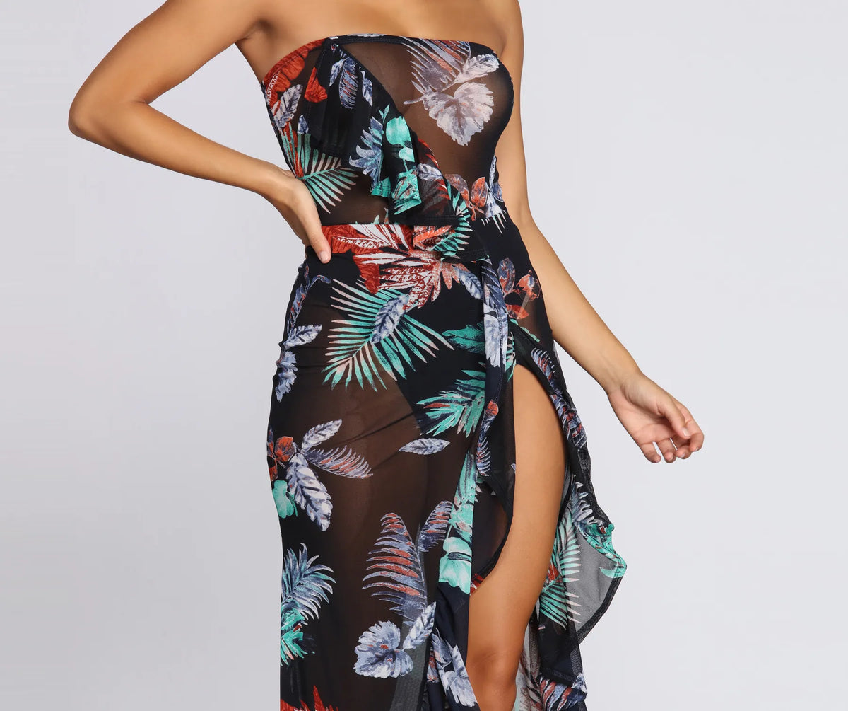 Life's A Beach Mesh Dress & Windsor