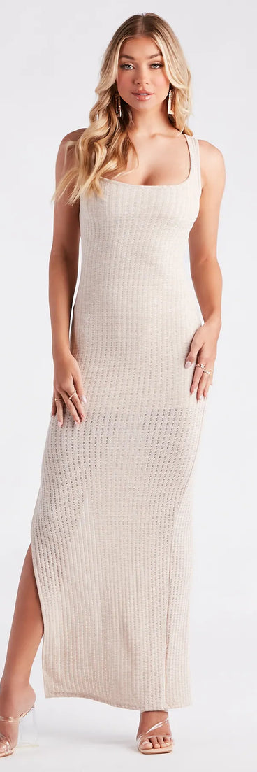 The 'It' Knit Sleeveless Maxi Dress