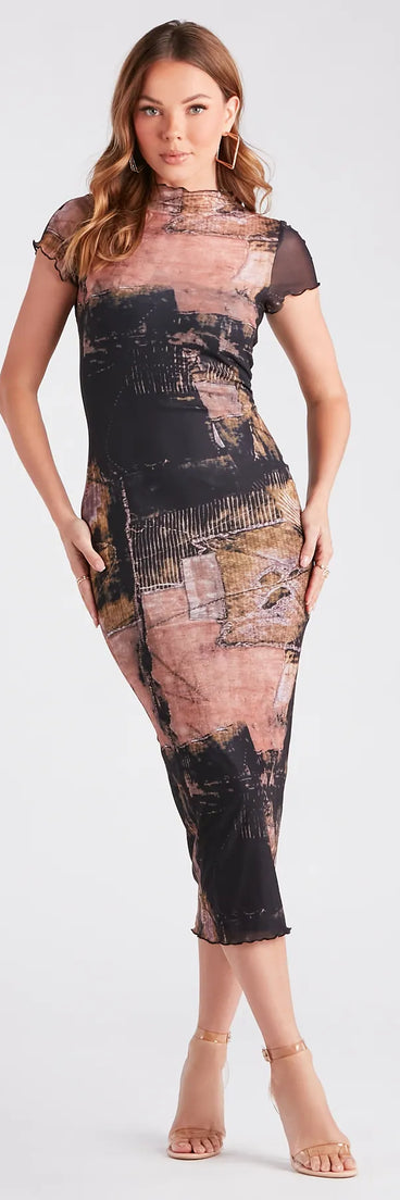 Stay effortlessly stylish on a winter vacation in the Ravishing Florals High-Slit Ruched Maxi Dress, a brown maxi dress with an elevated fabric and ankle-grazing length for ultimate holiday-ready allure.