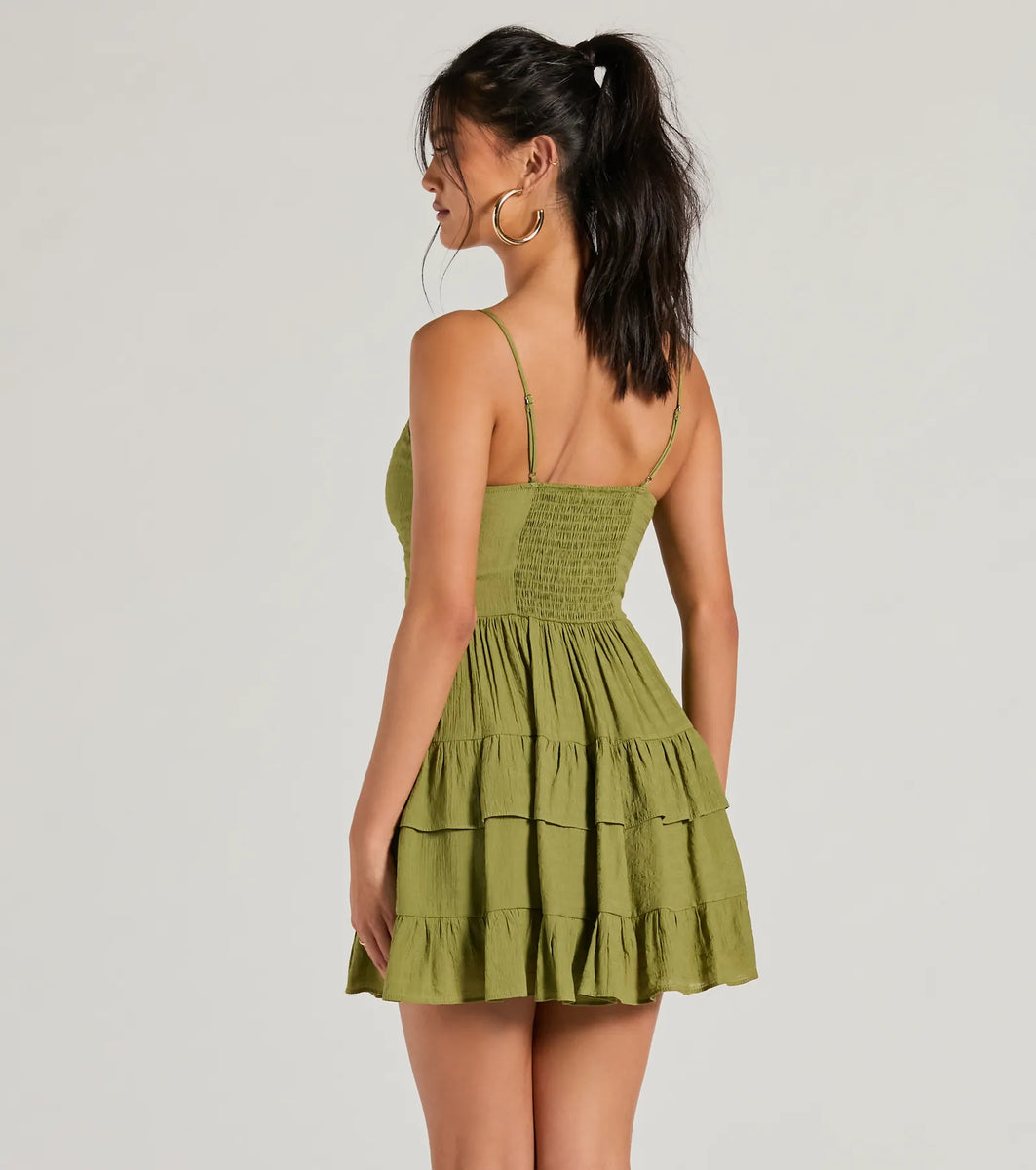 little lies green dress New Kendall Dress Green – Daisy's Closet main image 0