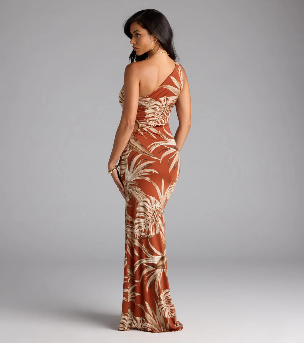 herlipto Roussillon Cut-Out Dress