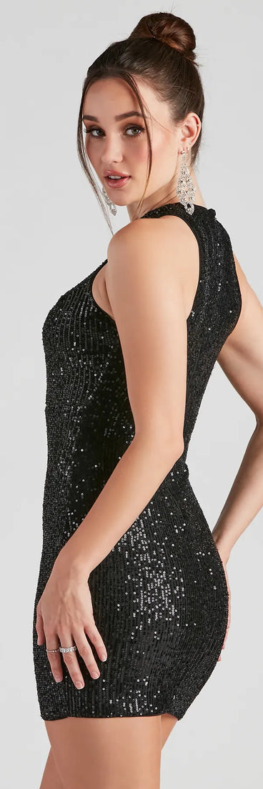 All The Glitz And Glamour Mini Dress