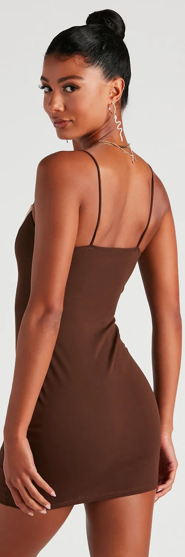 Falling For Color Block Crepe Dress