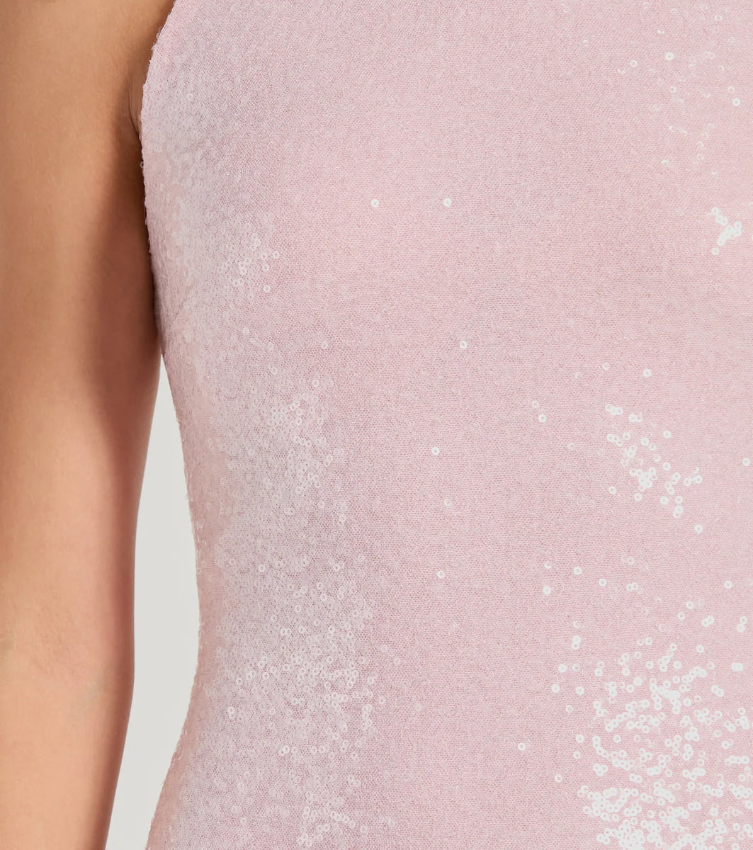 BE YOUR OWN SEQUIN TULLE LONG SLEEVE MINI DRESS - 4 COLORS