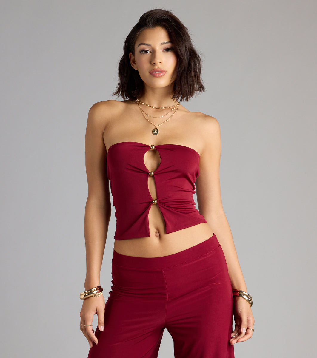 Wanderlust Mode Cutout Tube Top | Windsor