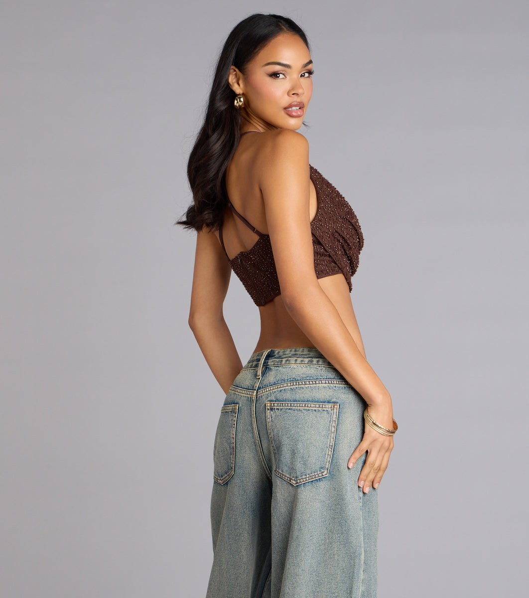 Shimmer Frequency Halter Top | Windsor