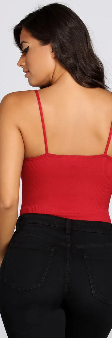 Hot Fire Bustier Bodysuit