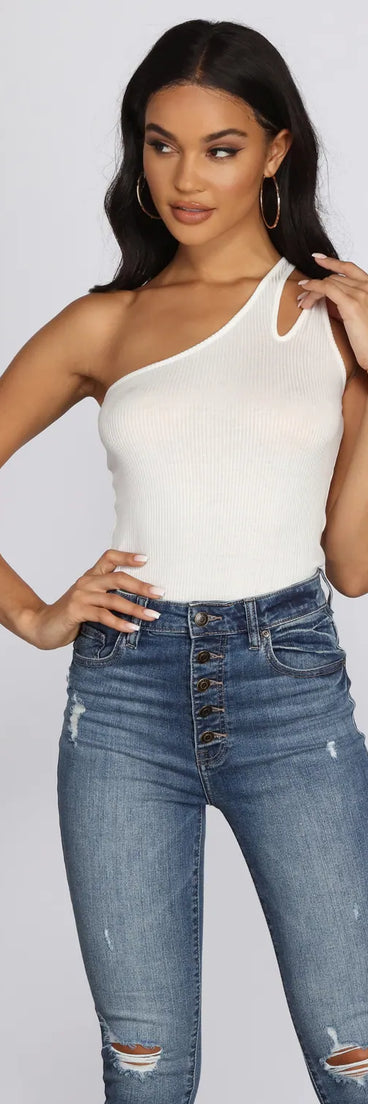 Twice As Nice Ribbed Bodysuit