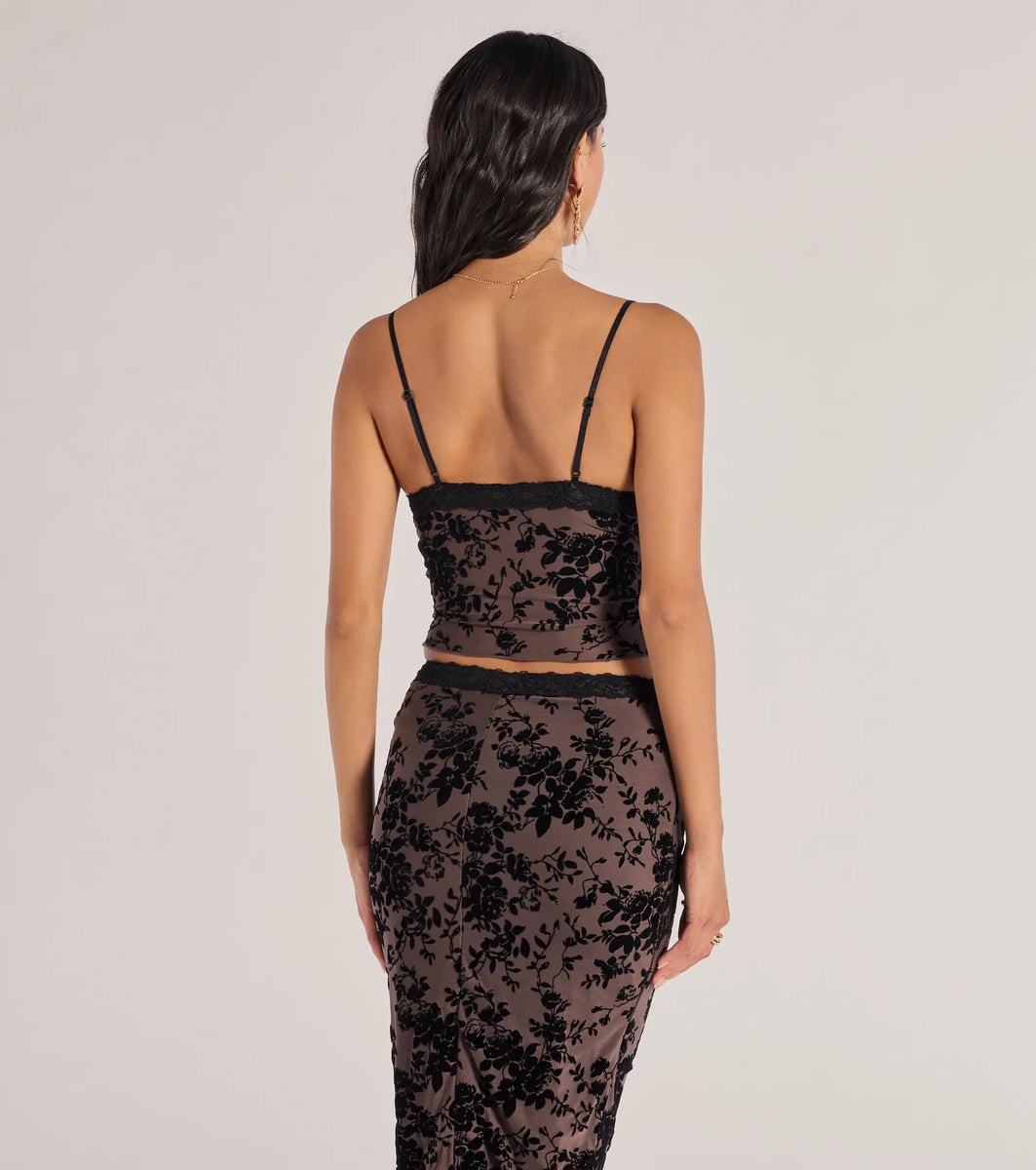 Her lip to - Butterfly Silk Touch Lace Top トップスの通販 by