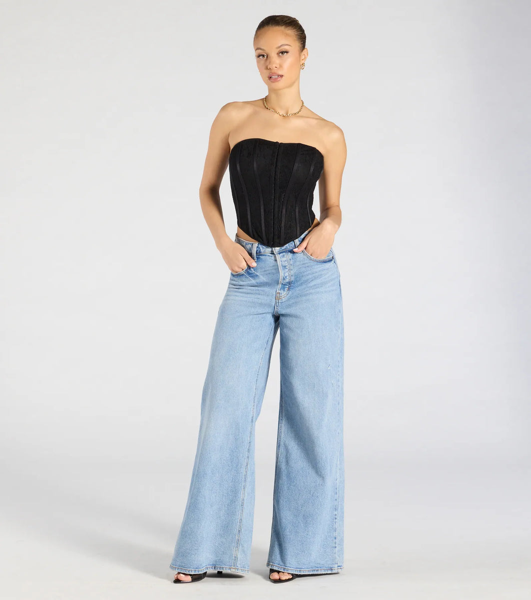 Kinsey Strapless Corset Top