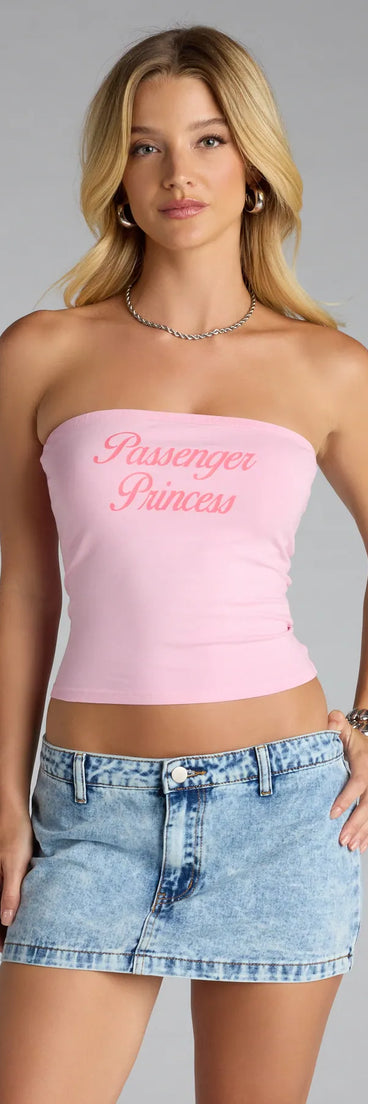 Complete your look with the Passenger Princess Tube Top, a trendy pink top that’s ready to pair with anything in your fall rotation.