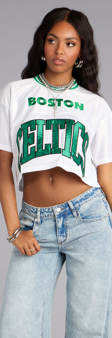 Ultra Game NBA Boston Celtics Crop Top
