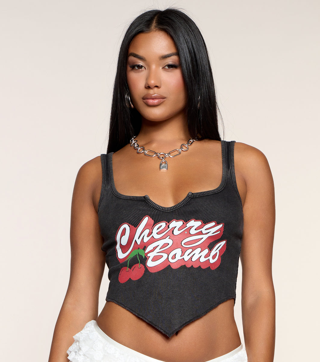 Cherry Bomb Graphic Tank Top | Windsor