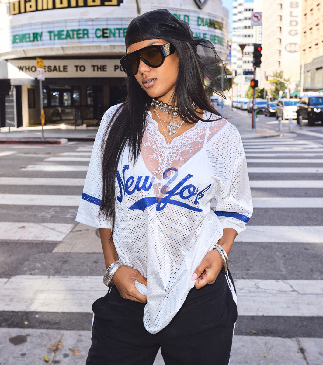 Street Sport Lace Trim Jersey Top | Windsor