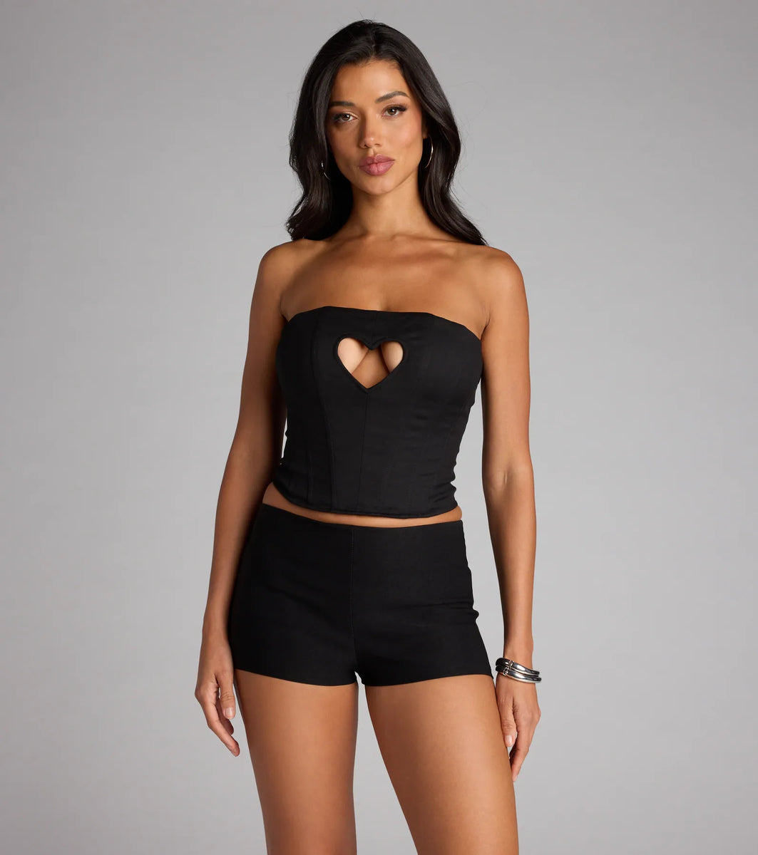 Heartbreaker Status Lace-Up Corset Top | Windsor