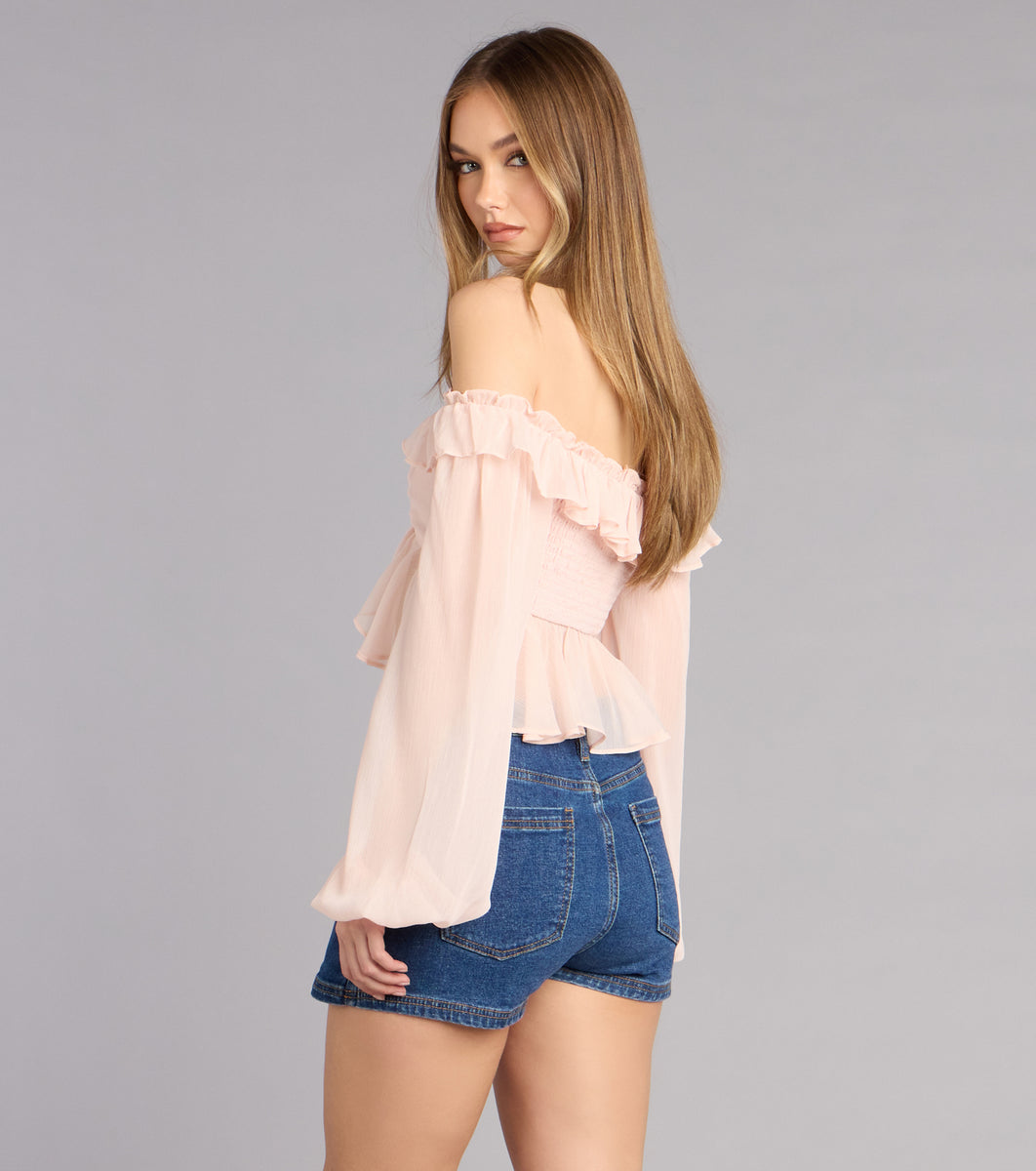 タンクトップ SHOULDER RUFFLE SHIRRING TOP One Shoulder Ruffle Tank Top BLACK | Garage