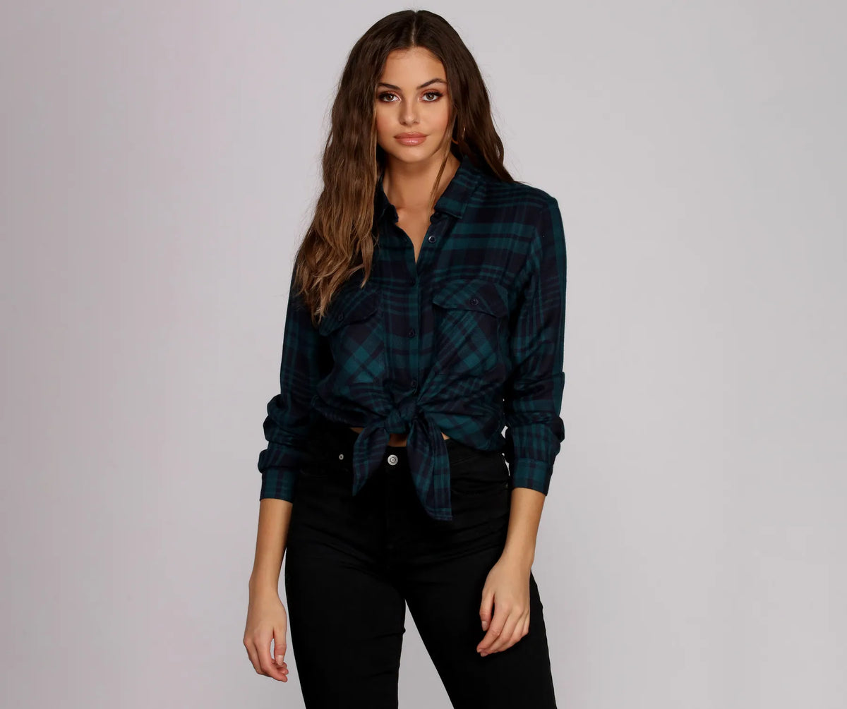 Checking The Boxes Plaid Shirt | Windsor