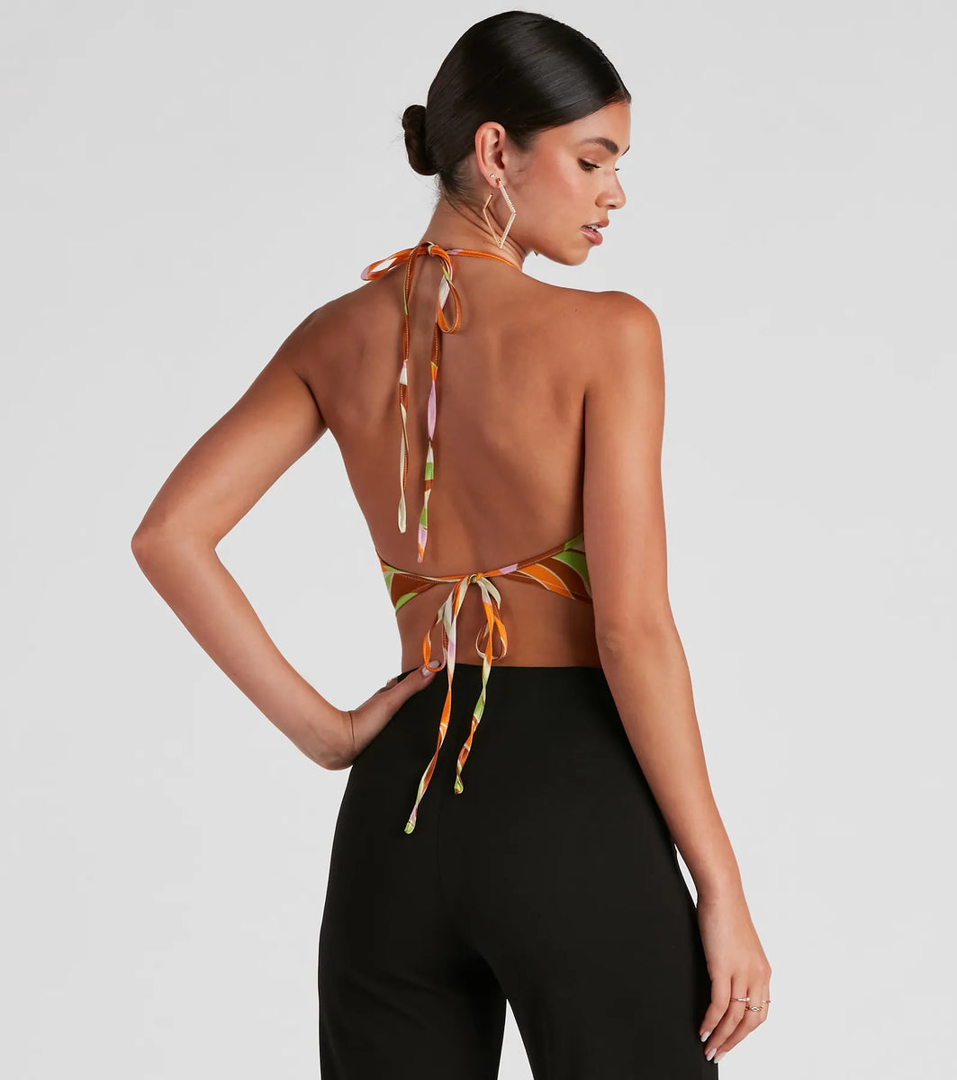 トップス Melt the lady swirl belt tops Melt the Lady swirl belt tops