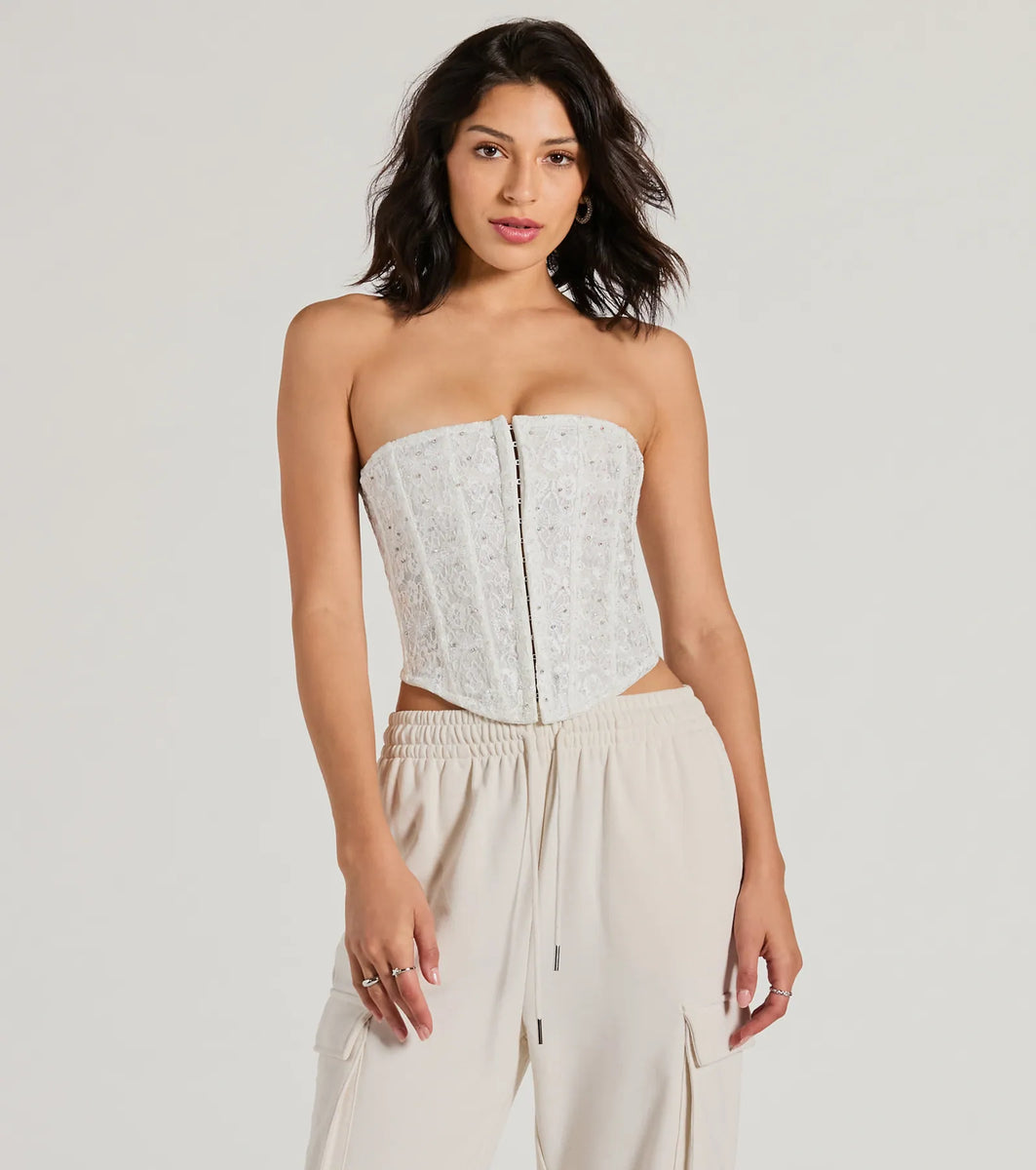 【正規品】andmary Candice ribbon bare tops ANDMARY】Candice ribbon bare tops