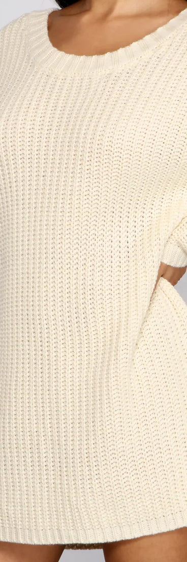 Cozy Knit Long Sleeve Tunic