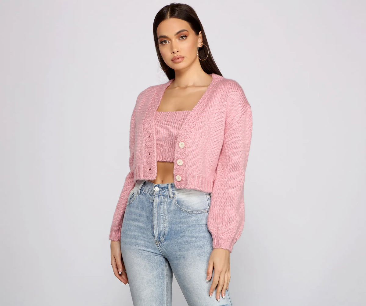 Cute And Chic Sweater Knit Cardigan | Windsor