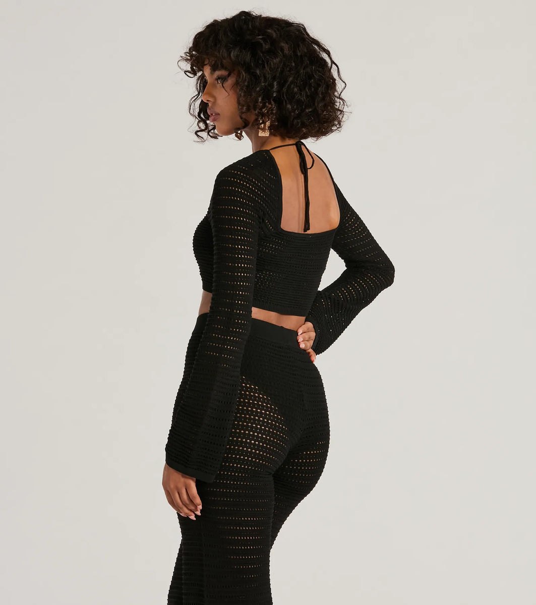 売れ筋商品|||ベルディーニ カットソー トップス レディース Plus Size Crochet-Trim Short Sleeve Knit Top Black Plus Size - Foxy Ruched Sweetheart Neckline Top - Torrid