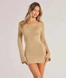 All That Glows Open Back Mini Dress