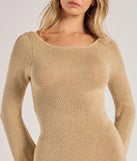 All That Glows Open Back Mini Dress