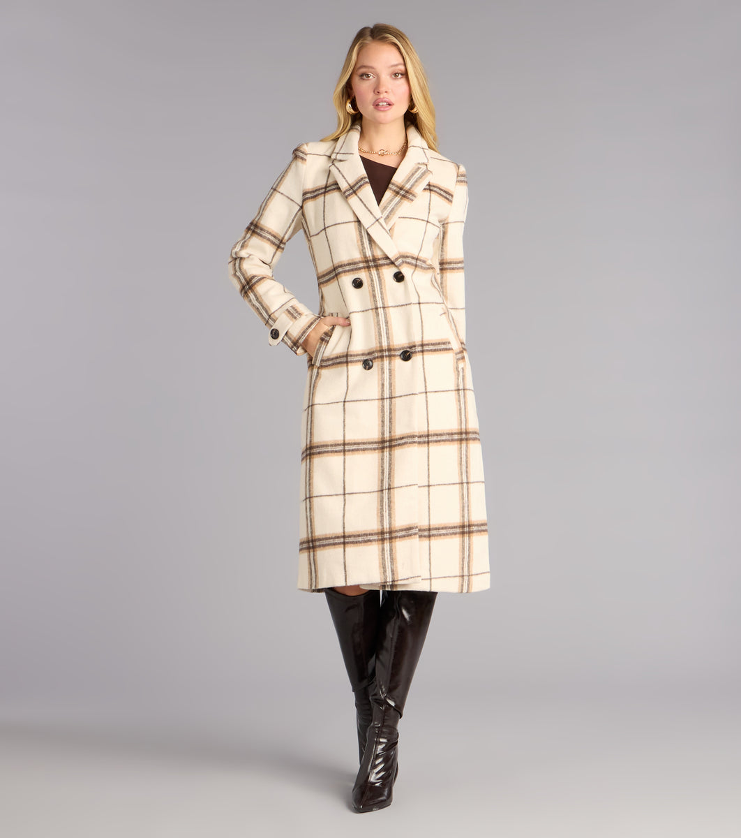 Check Please Plaid Trench Coat | Windsor