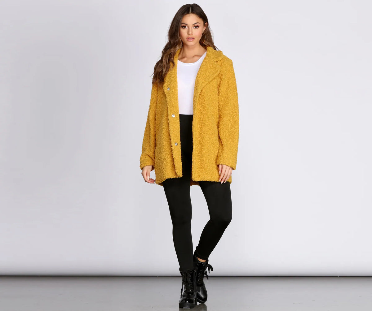 Long Teddy Trench Coat Windsor