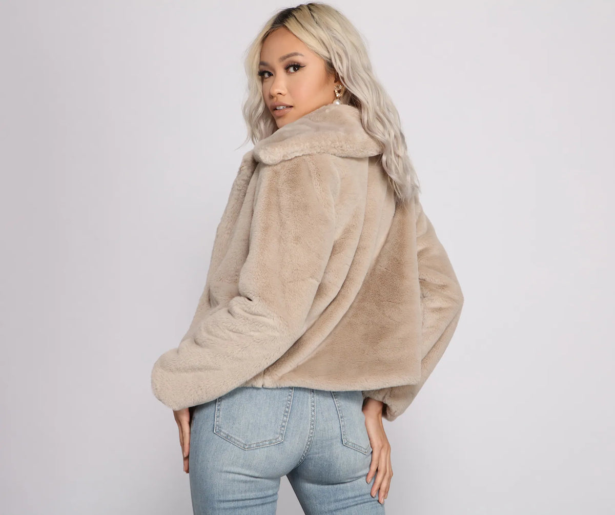 Cozy Feels Faux Fur Jacket | Windsor