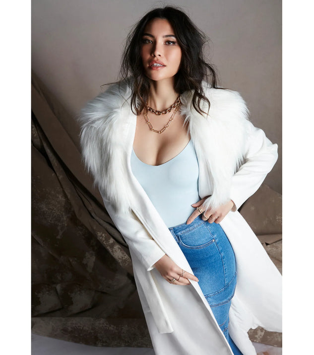 A Formal Affair Faux Fur Jacket