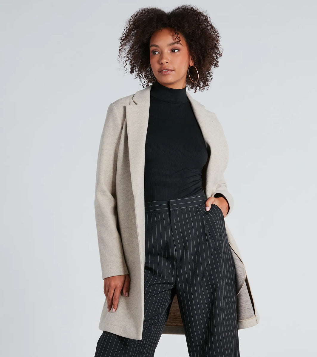 Always A Classic Faux Wool Trench Coat | Windsor