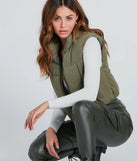 Aspen Bound Brushed Twill Puffer Vest