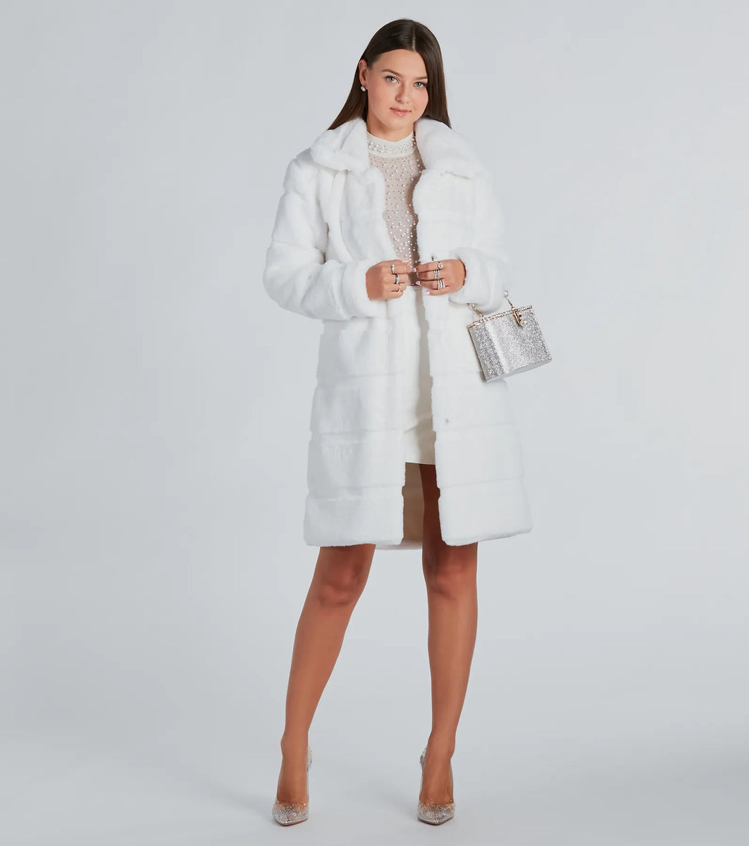♡モグラ♡epine parisienne fur coat ivory parisienne ribbon ♡モグラ♡epine parisienne fur coat ivory parisienne ribbon