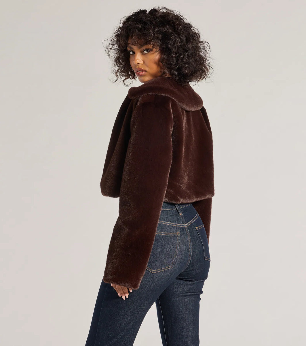 Looking Luxe Faux Fur Cropped Jacket | Windsor Looking Luxe Faux Fur Cropped Jacket | Windsor