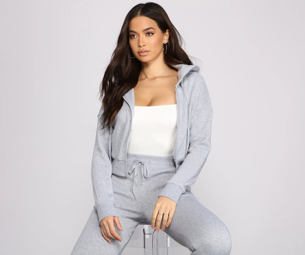 Cute And Casual Zip-Up Hoodie | Windsor