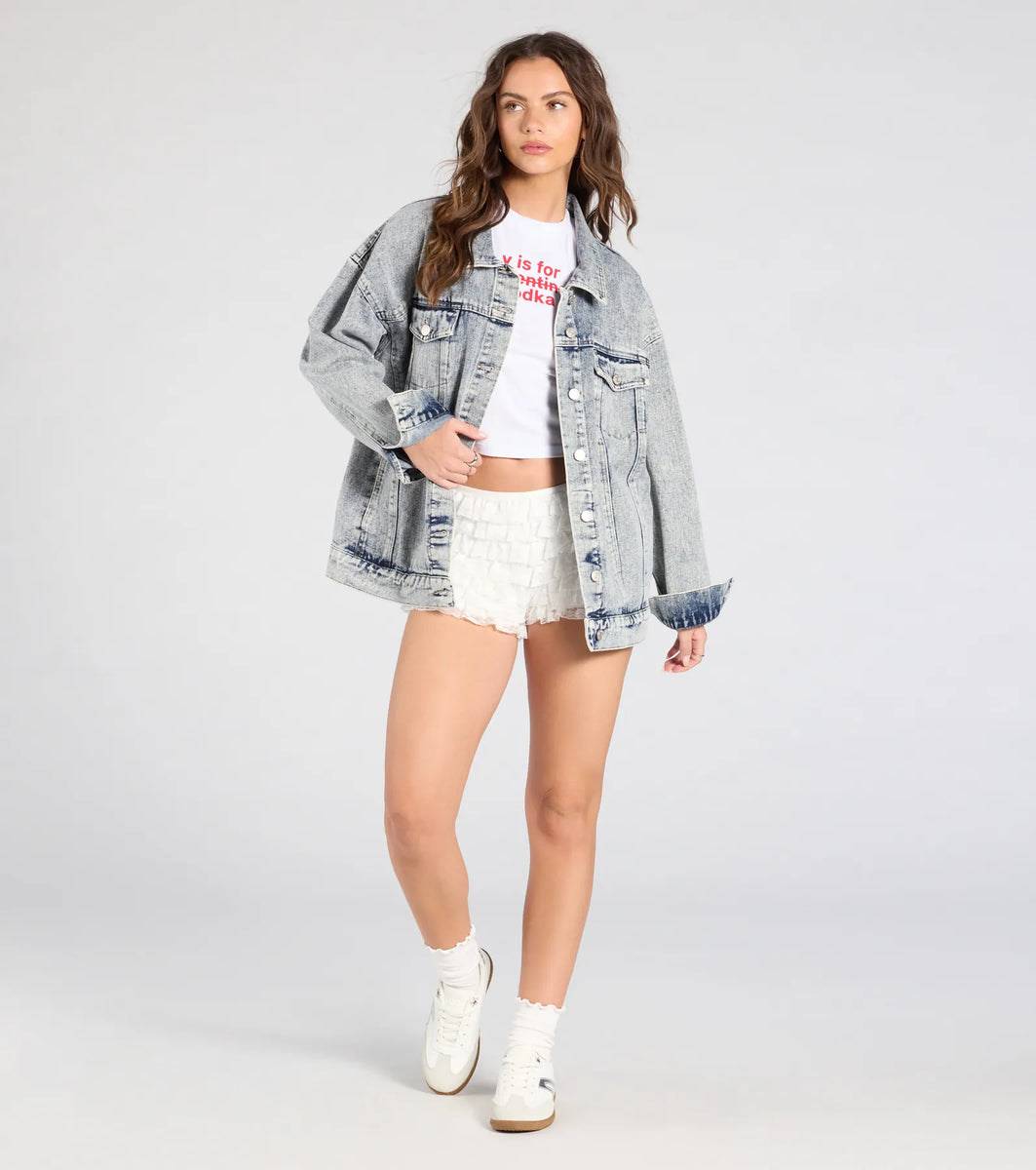 Easy Like Oversized Denim Jacket | Windsor
