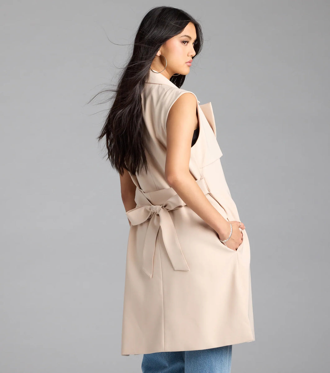 新品未使用ColPierrot コルピエロette Long Vest 中古・古着通販】Col Pierrot (コルピエロ) Georgette Long Vest