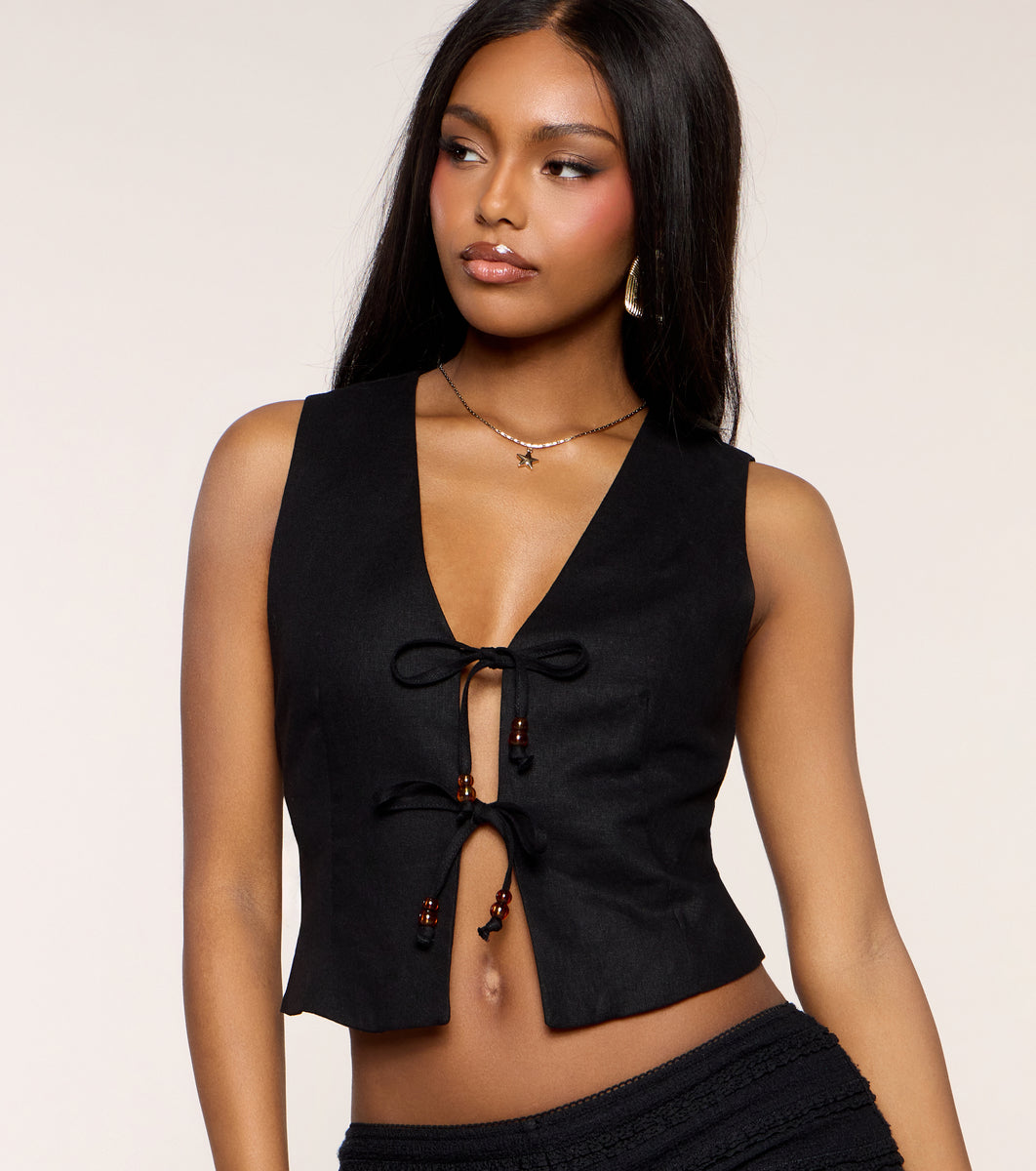Low Key Cute Crop Vest | Windsor