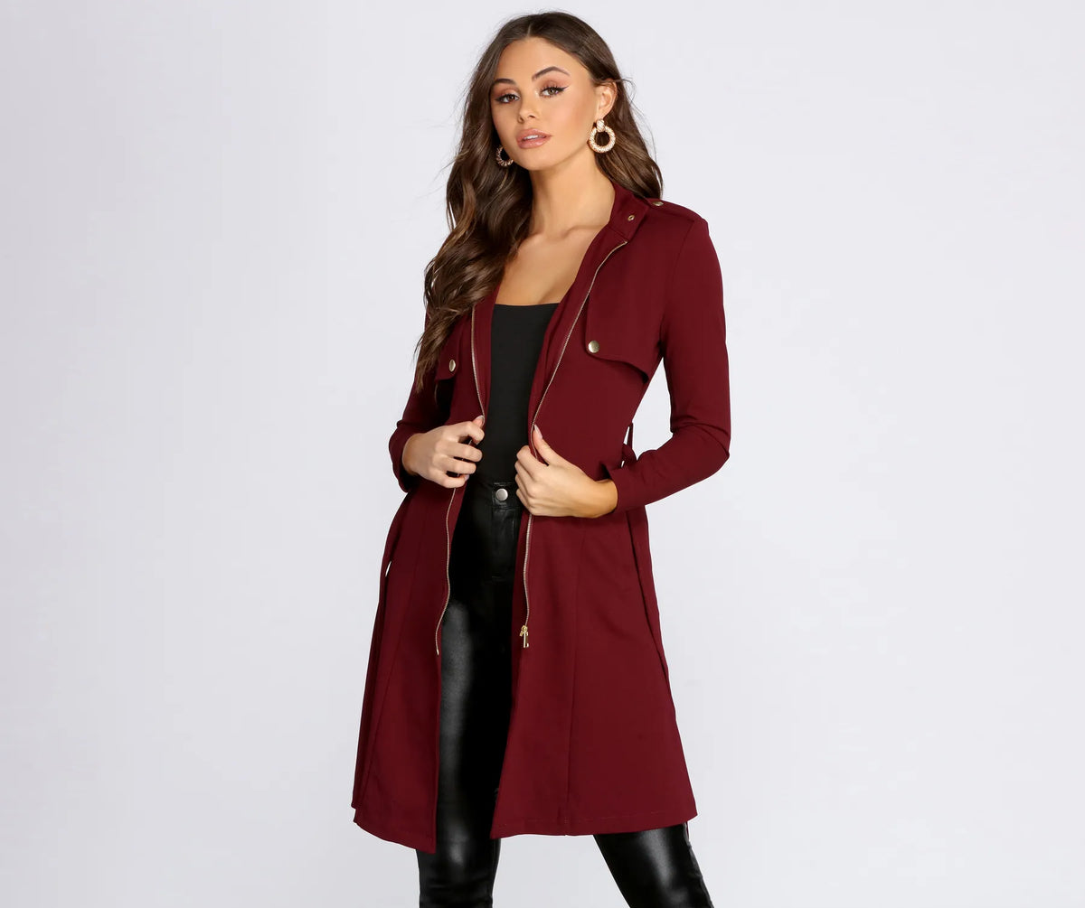 ジャケット・アウター Belted Dress Trench Coat Belted Trench Coat | Michael Kors [US]