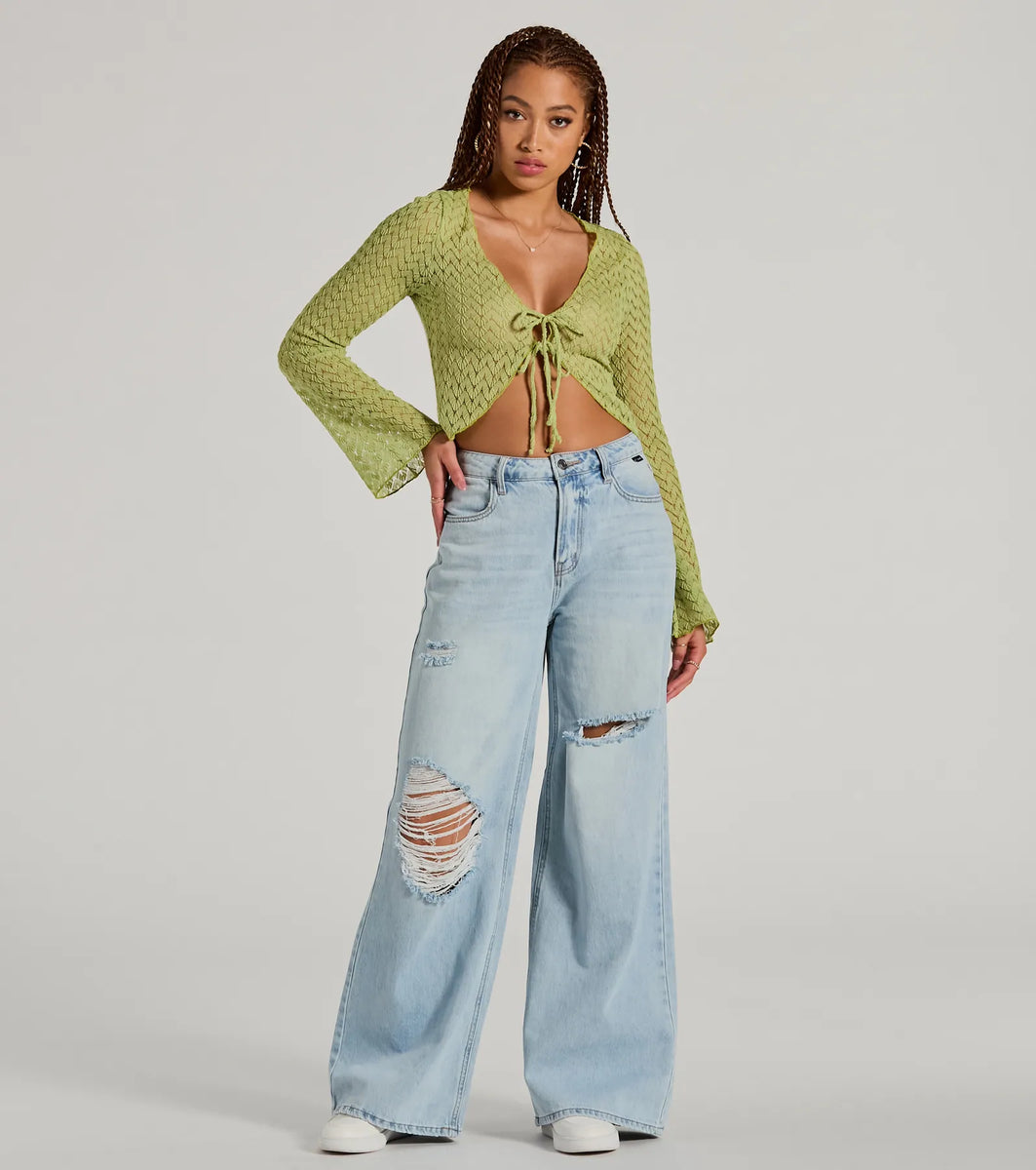 Tシャツ・カットソー DIAGONAL : 25SS / TIE CROP TOP (2COLORS) gzz40312_lime_xl?w=537&qlt=